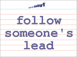 meaning of lead someone on